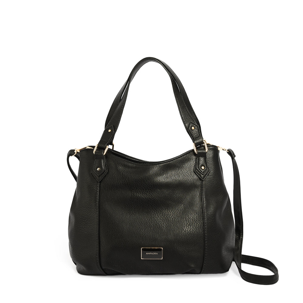 Wallet Two Handles Three divisions Belilla Black