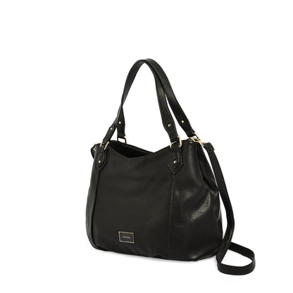 Wallet Two Handles Three divisions Belilla Black