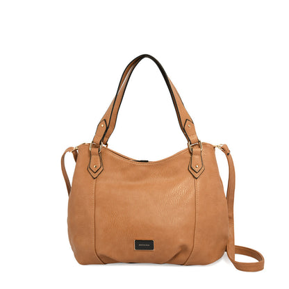 Wallet Two Handles Three divisions Belilla Camel