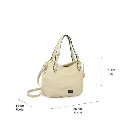 Wallet Two Handles Three divisions Belilla White