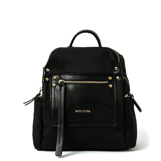 Amparos Black Medium Backpack