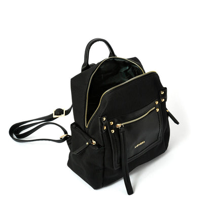 Amparos Black Medium Backpack