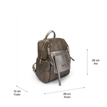 Amparos Silver Medium Backpack