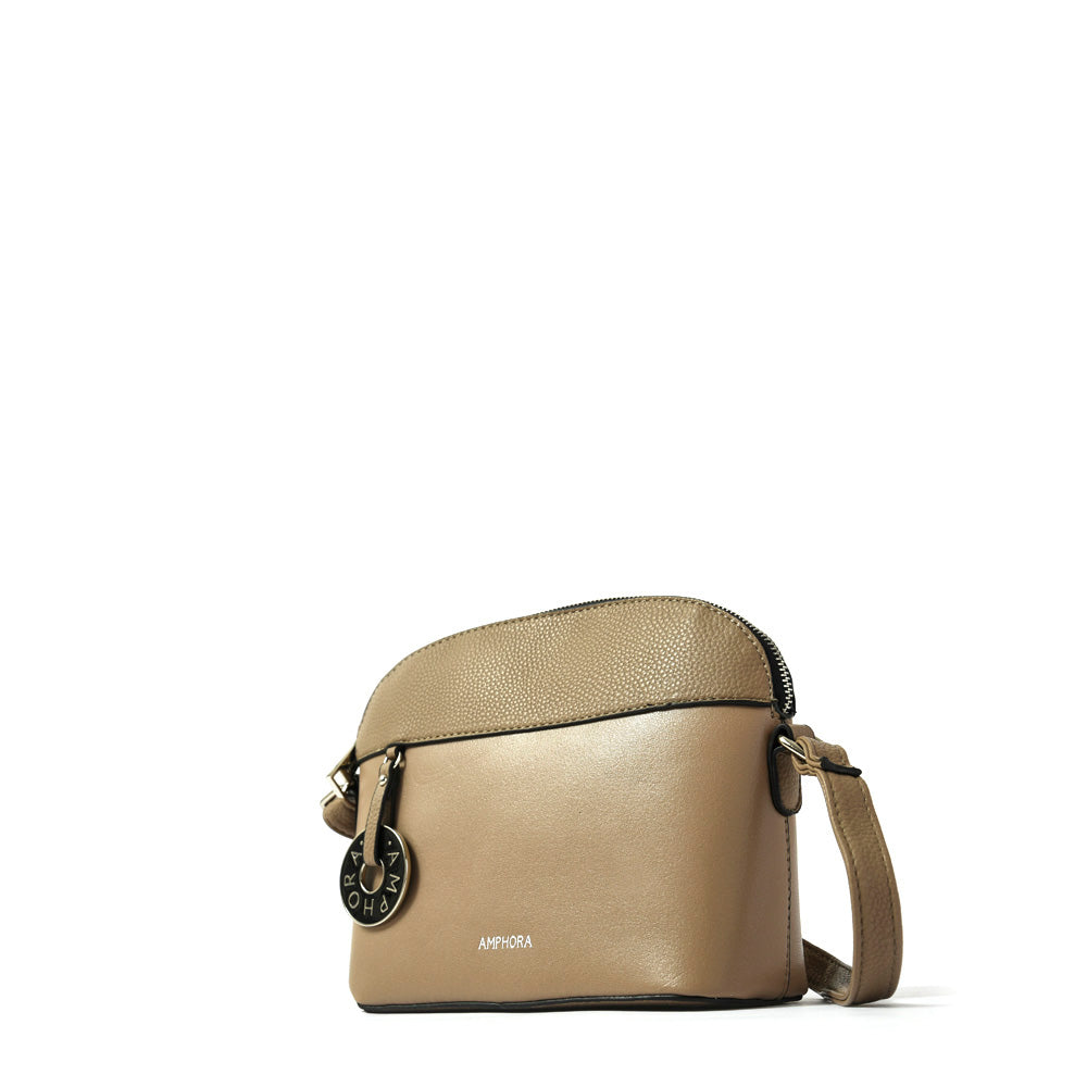 amphora cradily cartera tipo bandolera taupe