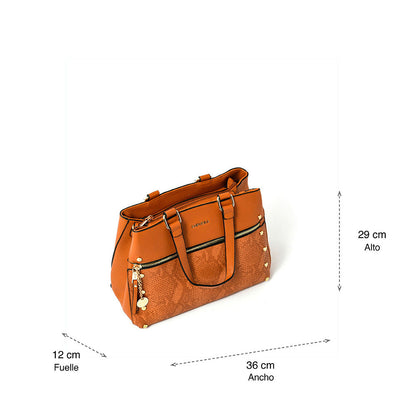 Dialga camel medium-sized two-handle wallet