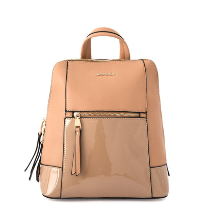 Dark Beige Azalea Medium Backpack