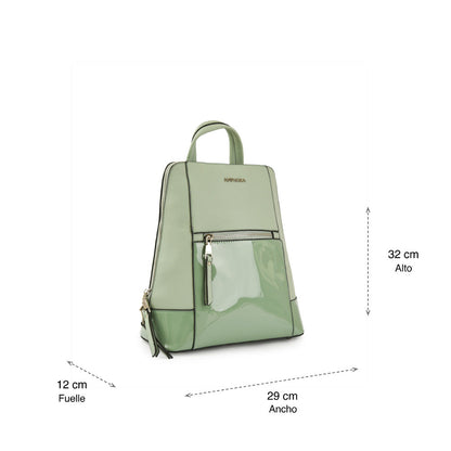Medium Aqua Green Azalea Backpack