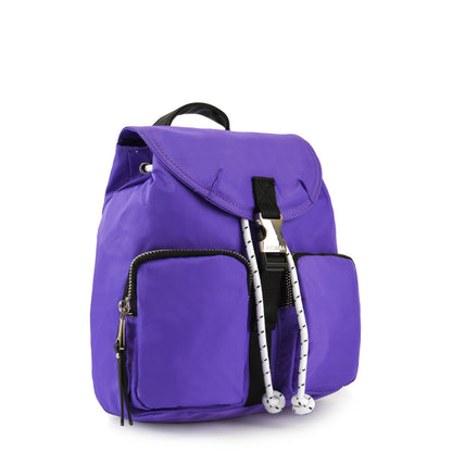 Birambi backpack with large purple lid