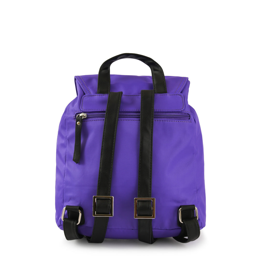 Birambi backpack with large purple lid