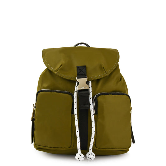 Birambi Large Lid Backpack Olive Green