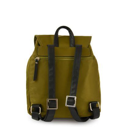 Birambi Large Lid Backpack Olive Green