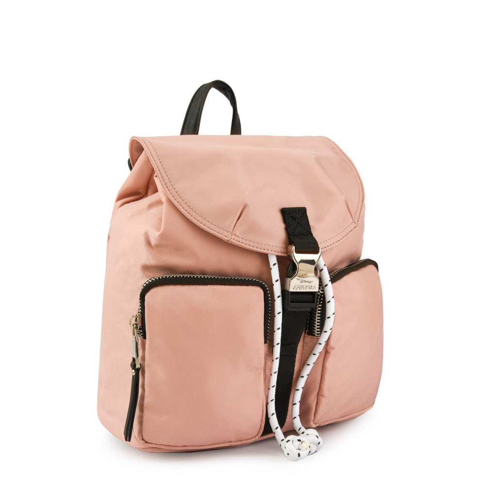 Birambi Large Lid Backpack Light Pink