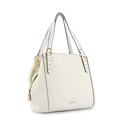 Wallet Two Handles Three divisions large white cateryn
