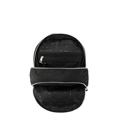 Catriel small textured black backpack