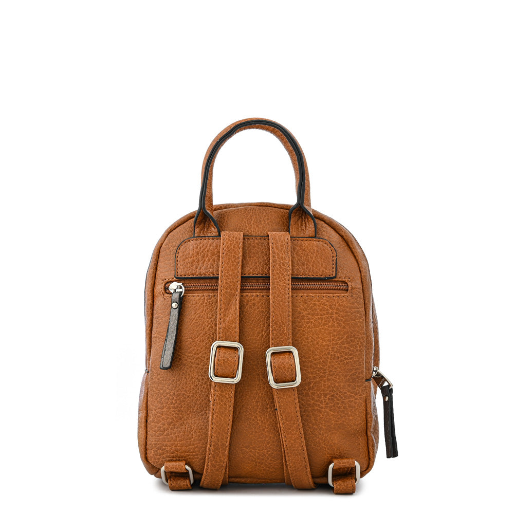 Catriel small brown backpack