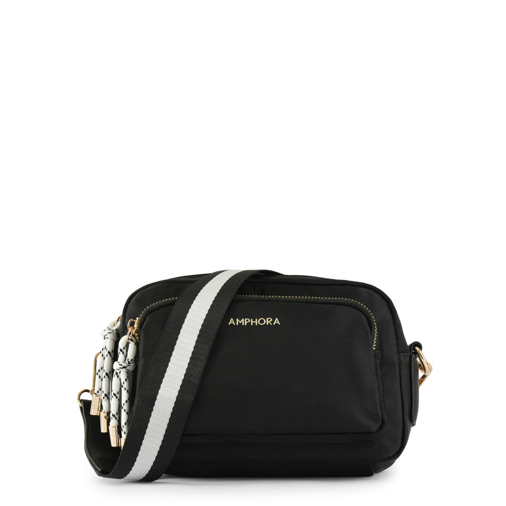 Aferdita small black crossbody wallet