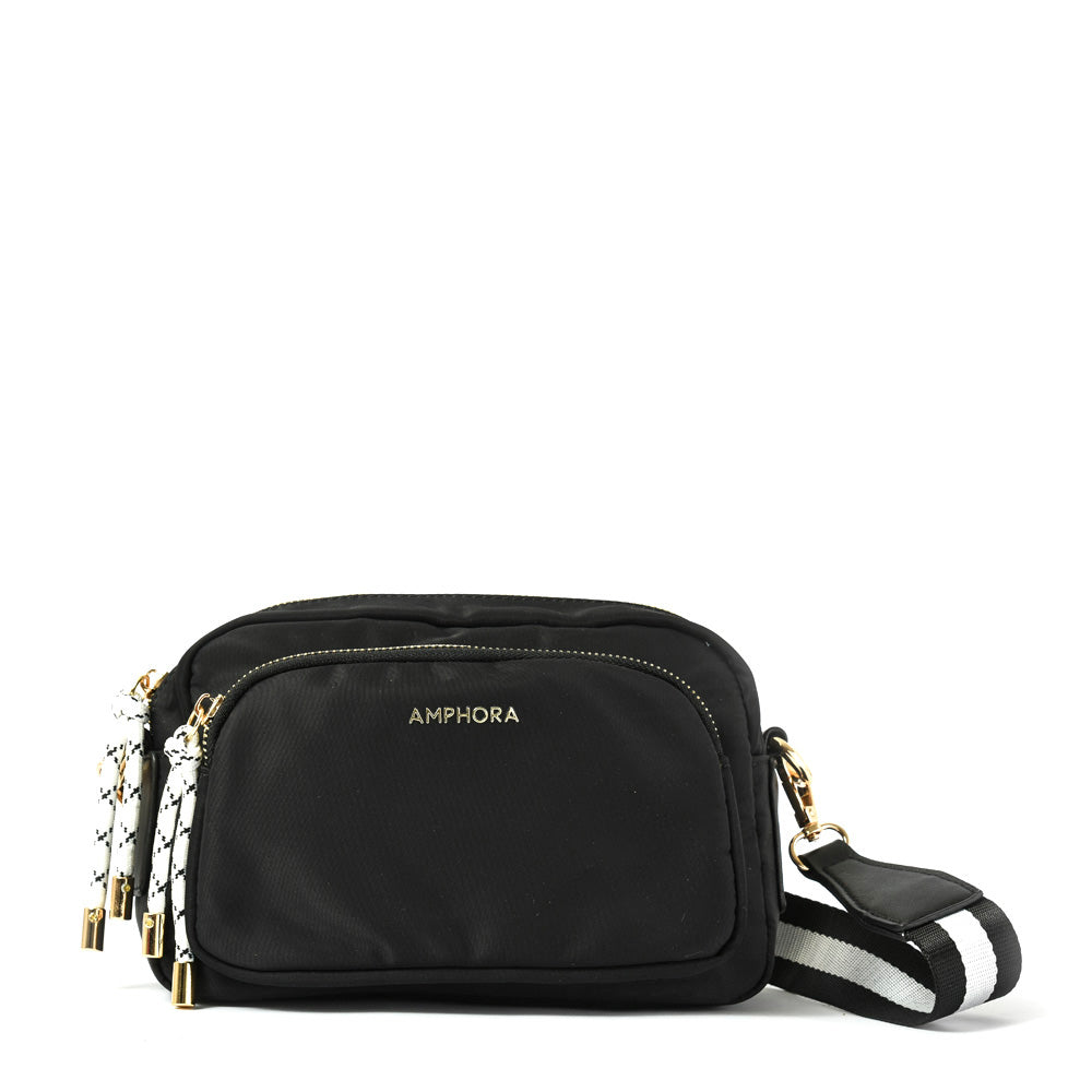 Aferdita small black crossbody wallet