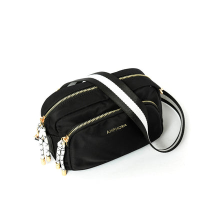 Aferdita small black crossbody wallet