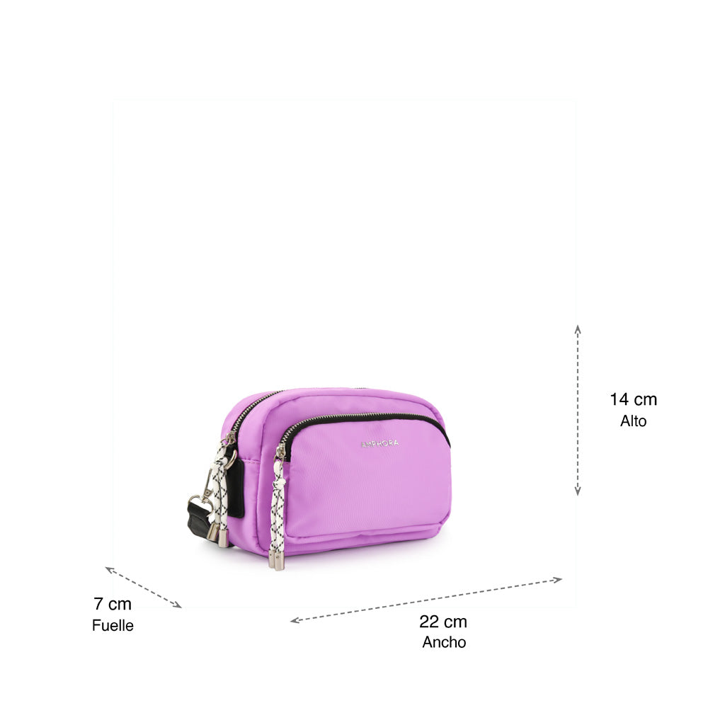 Aferdita small lilac crossbody bag