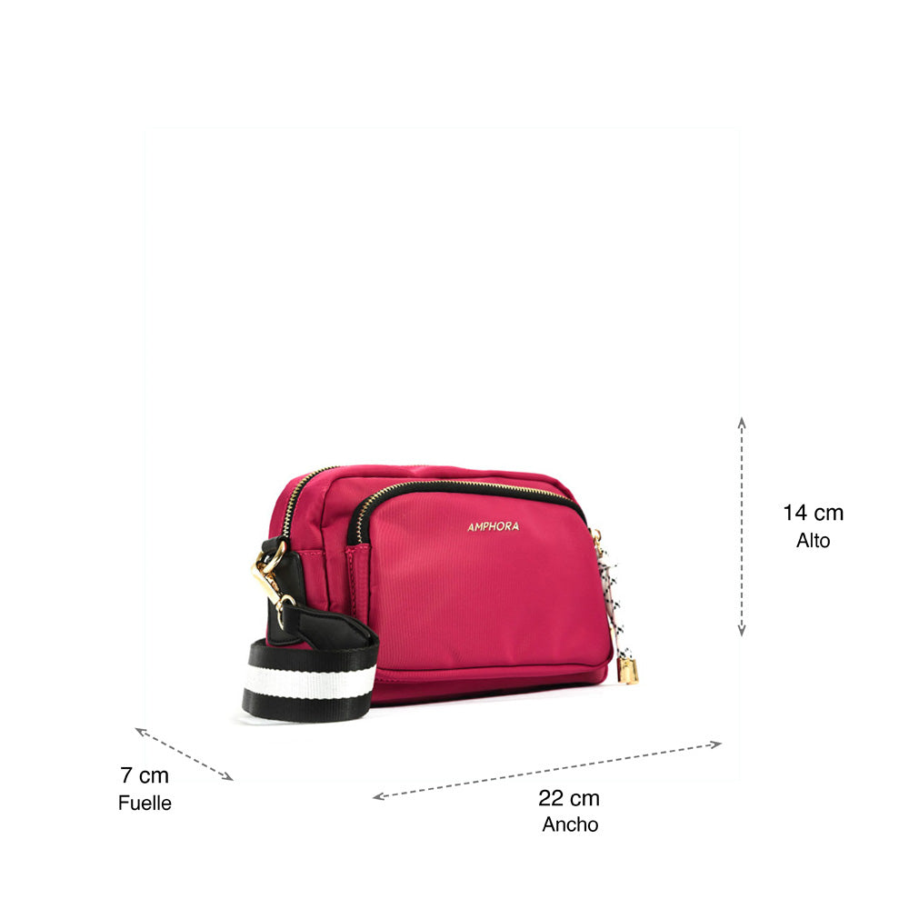 Aferdita small fuchsia shoulder bag