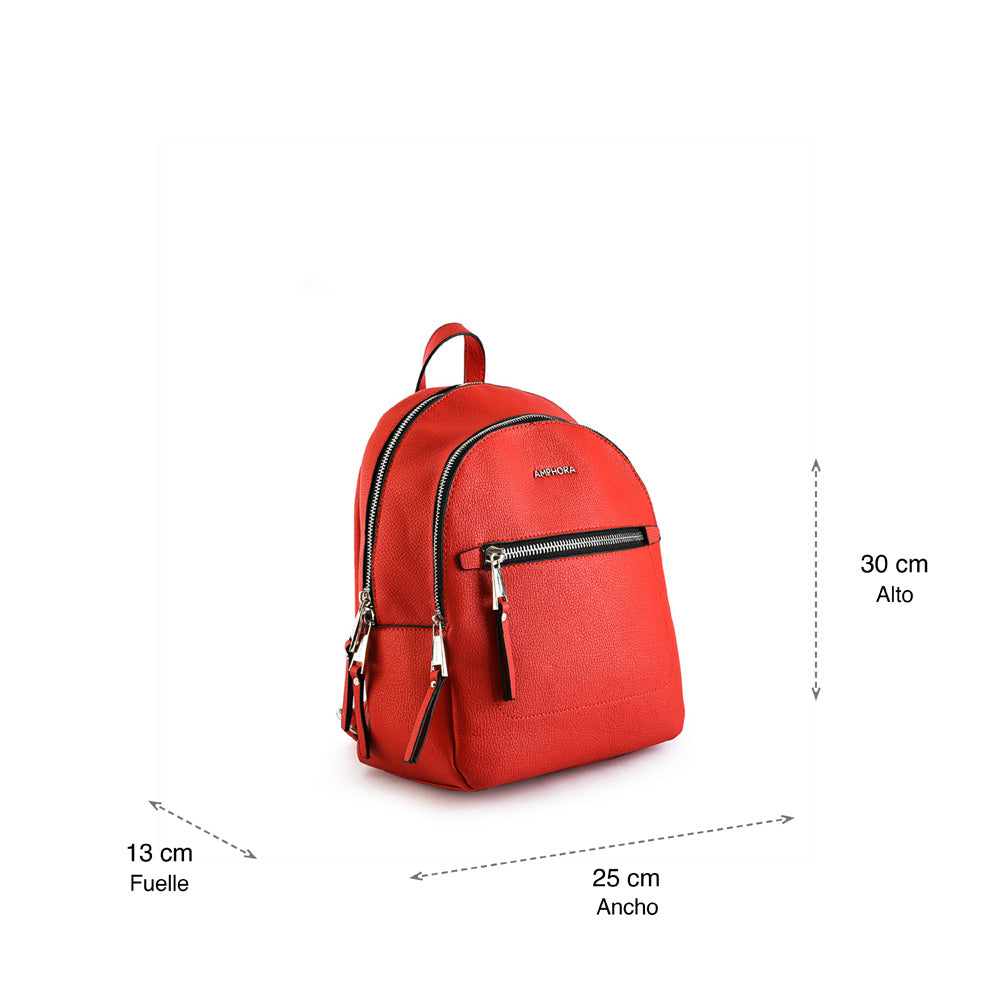 Medium red bodona backpack