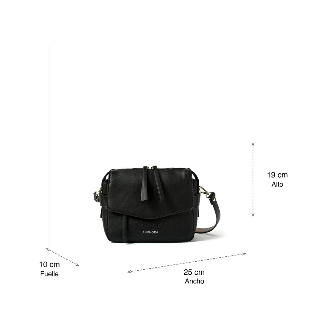 Celeci small black crossbody wallet