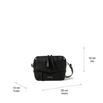 Celeci small black crossbody wallet