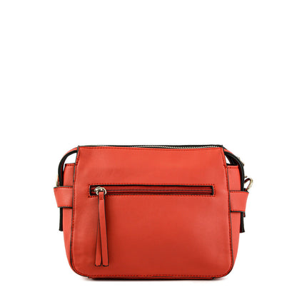 Small red celeci crossbody wallet