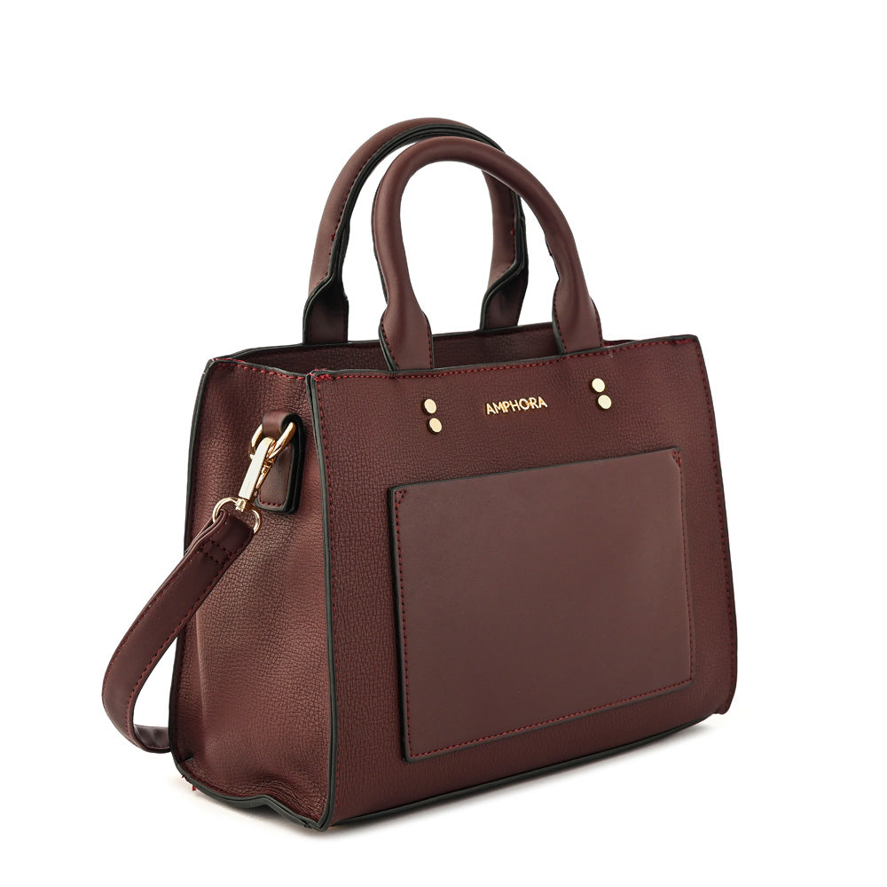 Divana Burgundy Two Handle Wallet