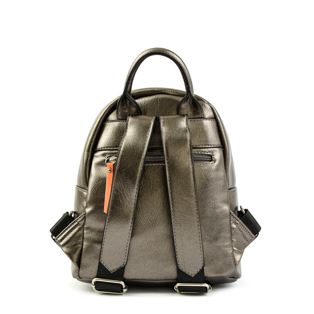 Dark silver medium jue backpack