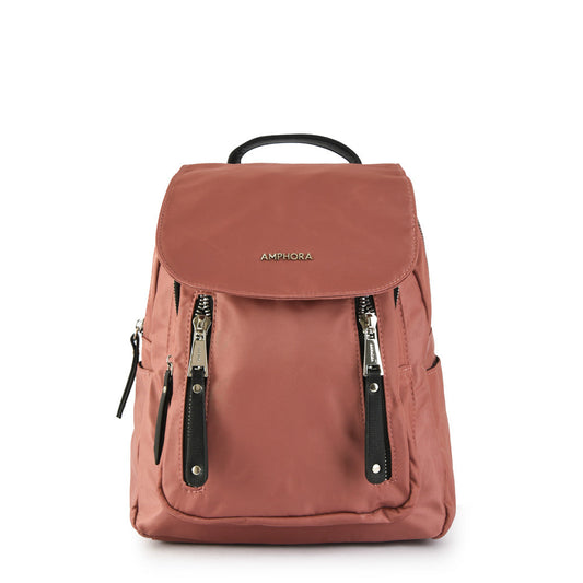 Crofia Medium Lid Backpack Old Pink