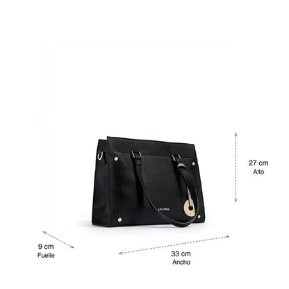 Wallet Two Handles Three divisions medium alina black