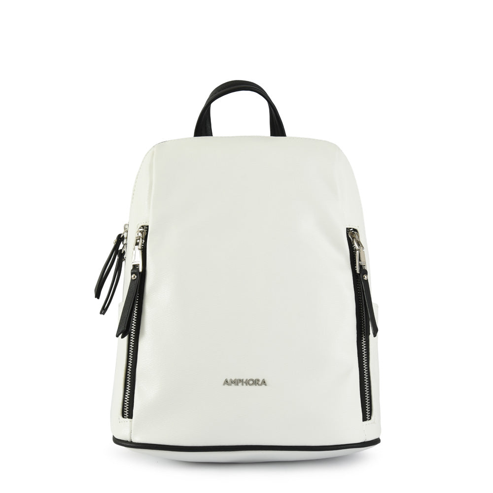 Briseidita White Medium Backpack