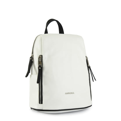 Briseidita White Medium Backpack