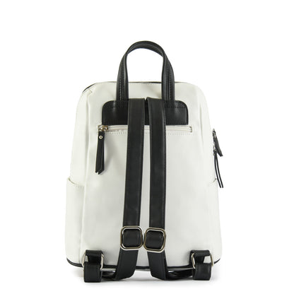 Briseidita White Medium Backpack