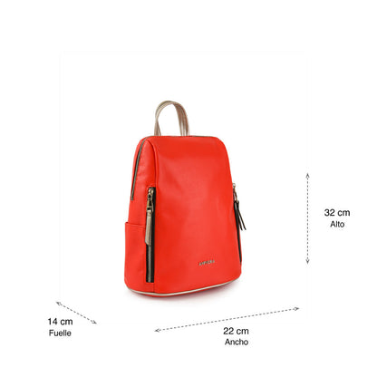 Medium red briseidite backpack