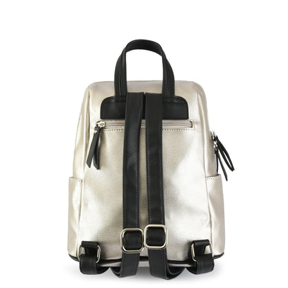 Dark Silver Briseidite Medium Backpack