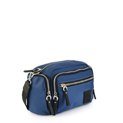 Dark blue harmonie medium crossbody bag