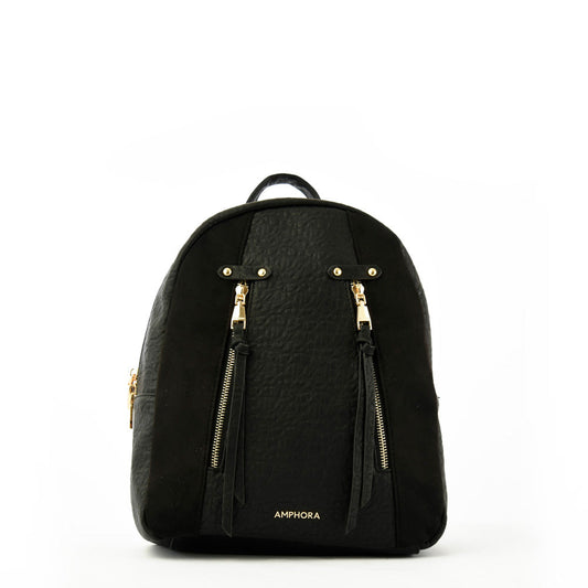 Medium black clou backpack