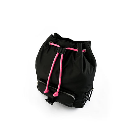 Backpack With Large Cover Soleil Black