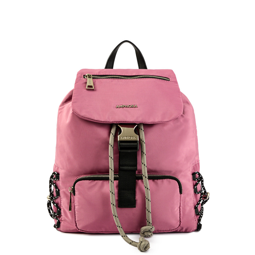 Backpack With Large Cover Soleil Pink