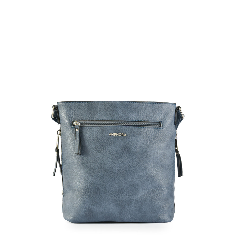 Medium abeille denim shoulder bag
