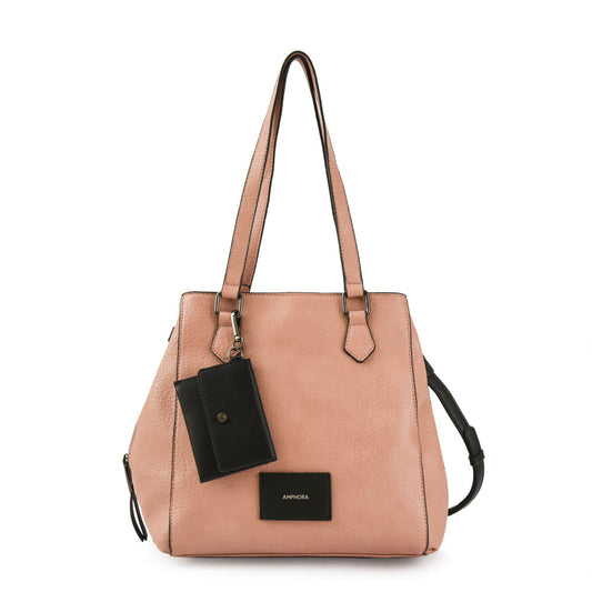 Wallet Two Handles Three divisions Medium Pitty Old Pink