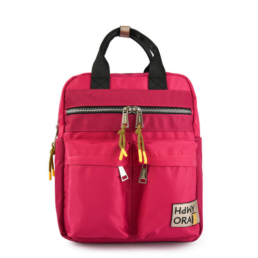 amphora blanc mochila pequeña fucsia