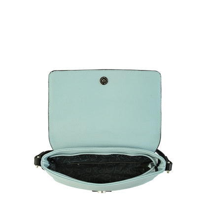 Small denim crossbody bag