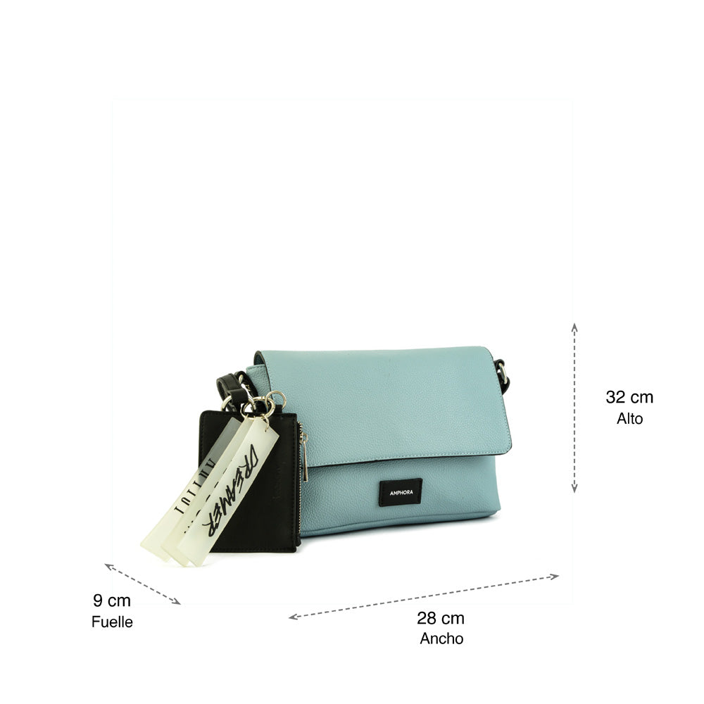 Small denim crossbody bag