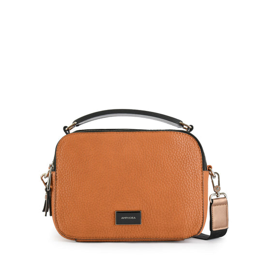Medium lucian camel crossbody bag
