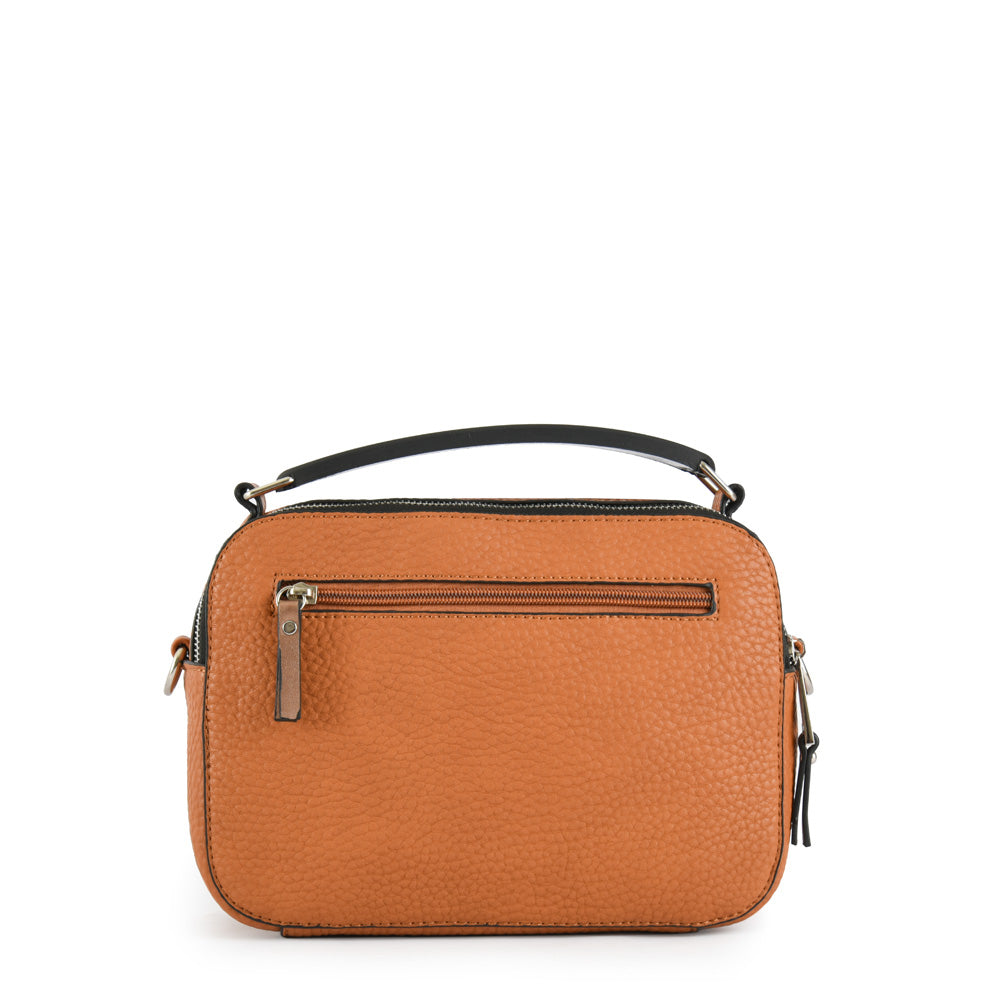 Medium lucian camel crossbody bag