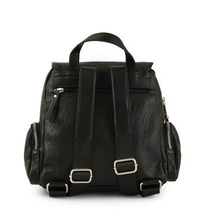 amphora dita mochila con tapa mediana negro
