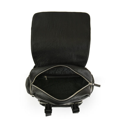 amphora dita mochila con tapa mediana negro
